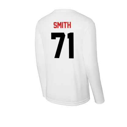 Davidson - NCAA Football : Cole Smith - Activewear Long Sleeve T-Shirt-1