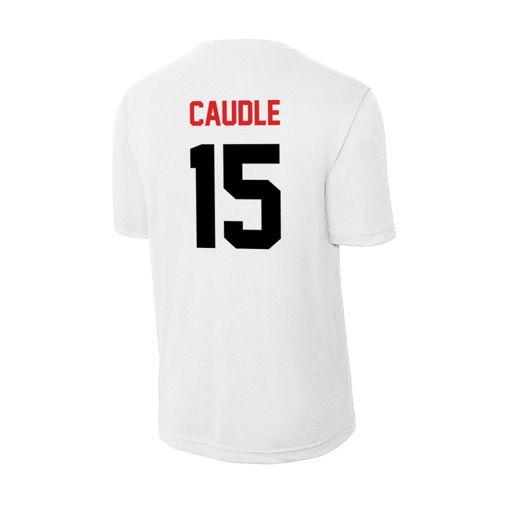 Davidson - NCAA Football : Justin Caudle - Activewear T-Shirt-1