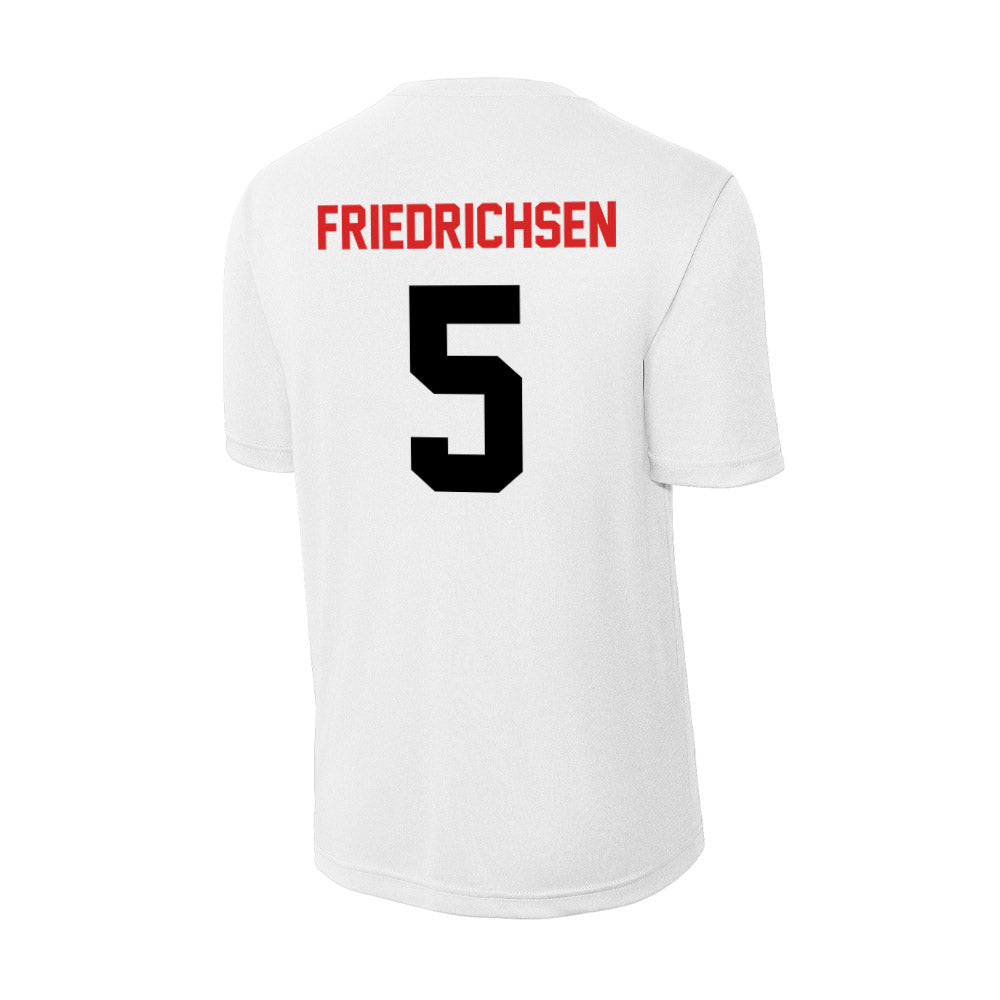 Davidson - NCAA Men's Basketball : Parker Friedrichsen - Activewear T-Shirt-1