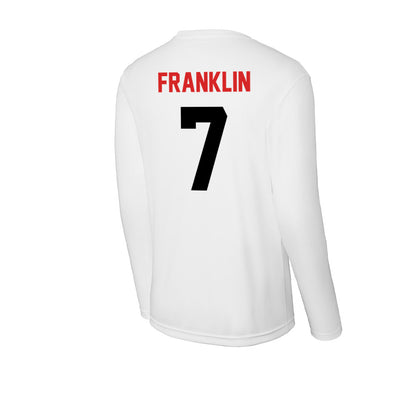Davidson - NCAA Football : Jim Franklin - Activewear Long Sleeve T-Shirt-1
