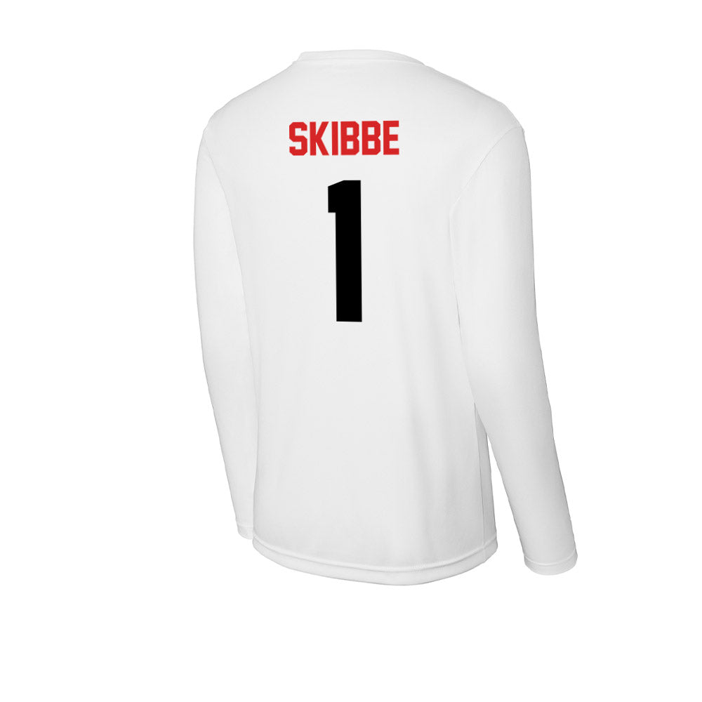Davidson - NCAA Women's Lacrosse : Jenna Skibbe - Activewear Long Sleeve T-Shirt-1