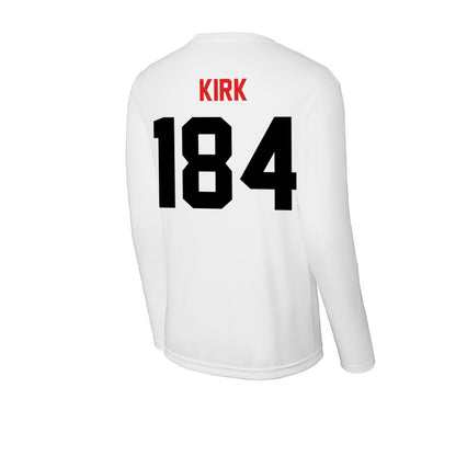 Davidson - NCAA Wrestling : Cody Kirk - Activewear Long Sleeve T-Shirt-1