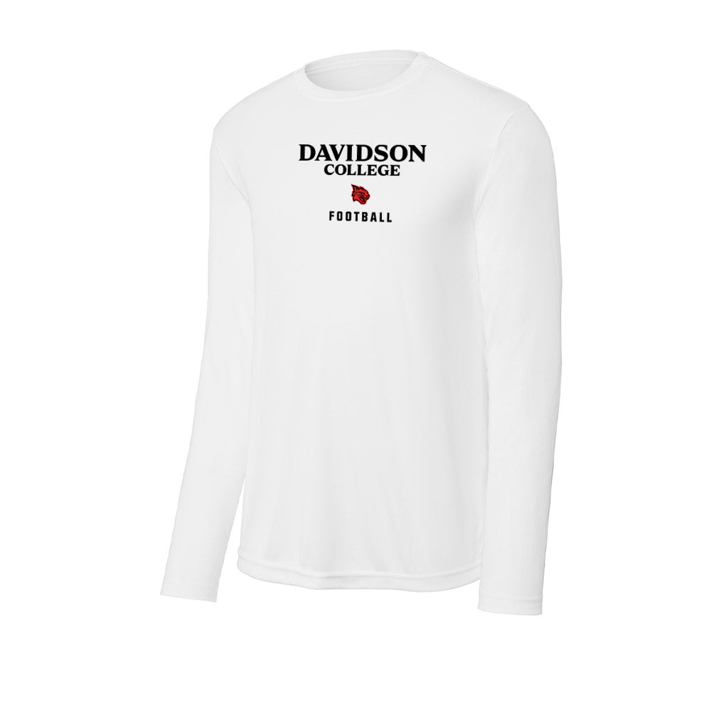 Davidson - NCAA Football : Zavier Pollard - Activewear Long Sleeve T-Shirt-0