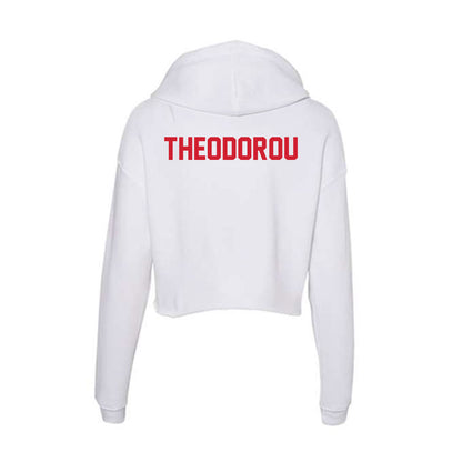 Arkansas State - NCAA Women's Gymnastics : Alex Theodorou - Women's Crop Fleece Hoodie-1