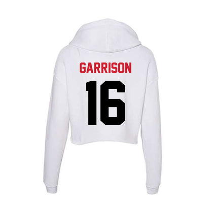 Arkansas State - NCAA Baseball : Cooper Garrison - Women's Crop Fleece Hoodie-1