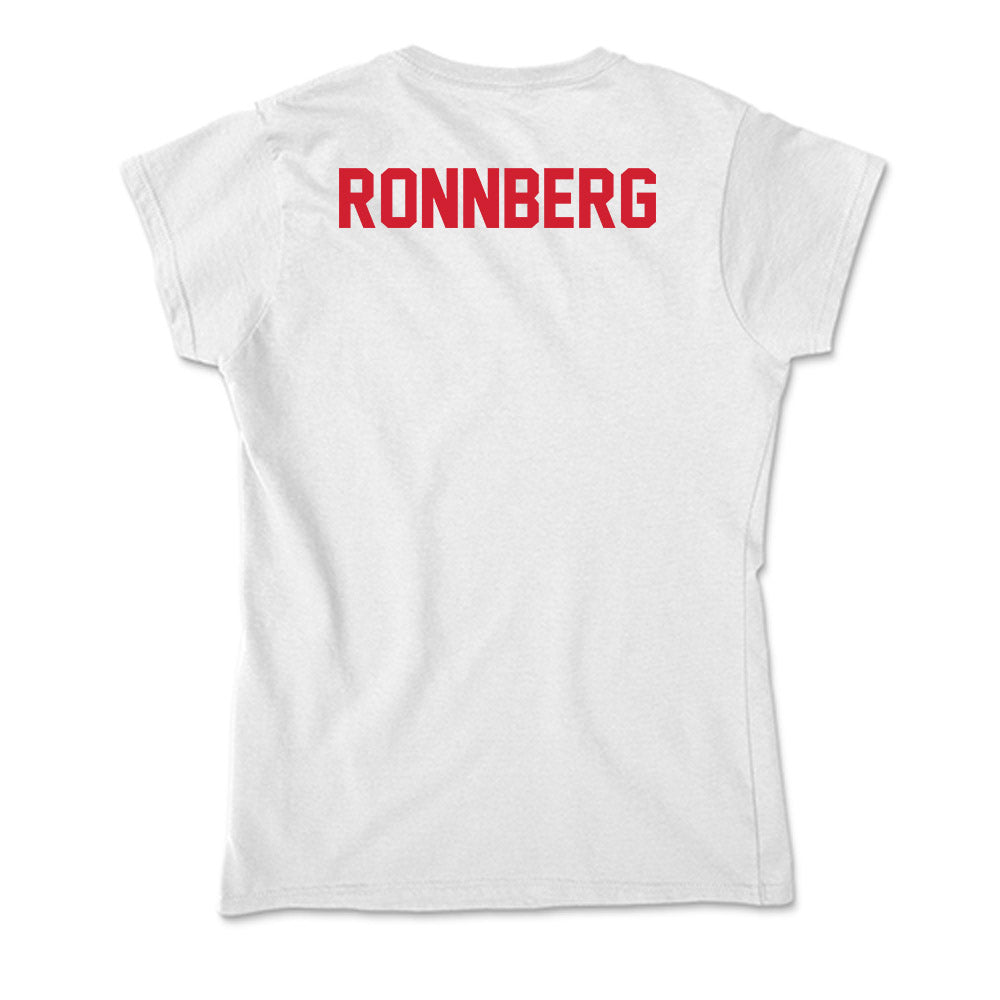 Arkansas State - NCAA Men's Golf : Hugo Ronnberg - Soft Style Women’s T-Shirt-1