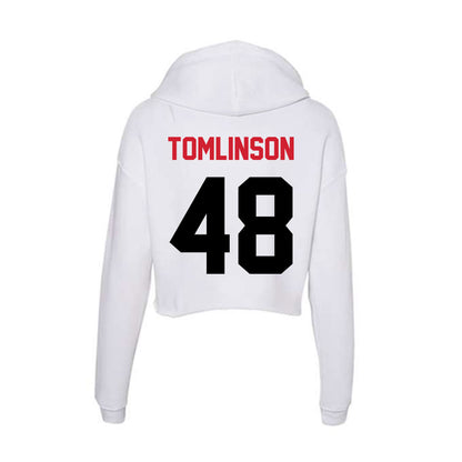 Arkansas State - NCAA Baseball : Houston Tomlinson - Women's Crop Fleece Hoodie-1
