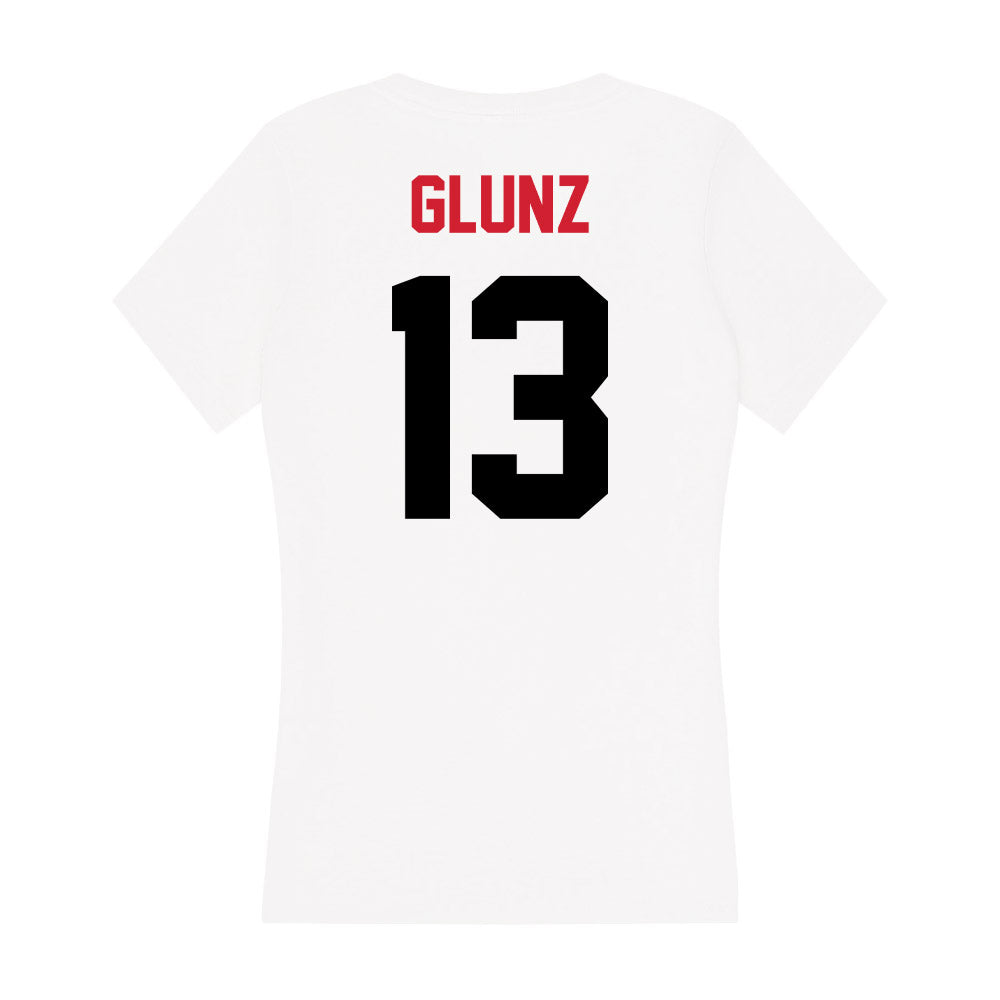 Arkansas State - NCAA Women's Volleyball : Haley Glunz - Women's V-Neck T-Shirt-1
