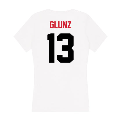 Arkansas State - NCAA Women's Volleyball : Haley Glunz - Women's V-Neck T-Shirt-1