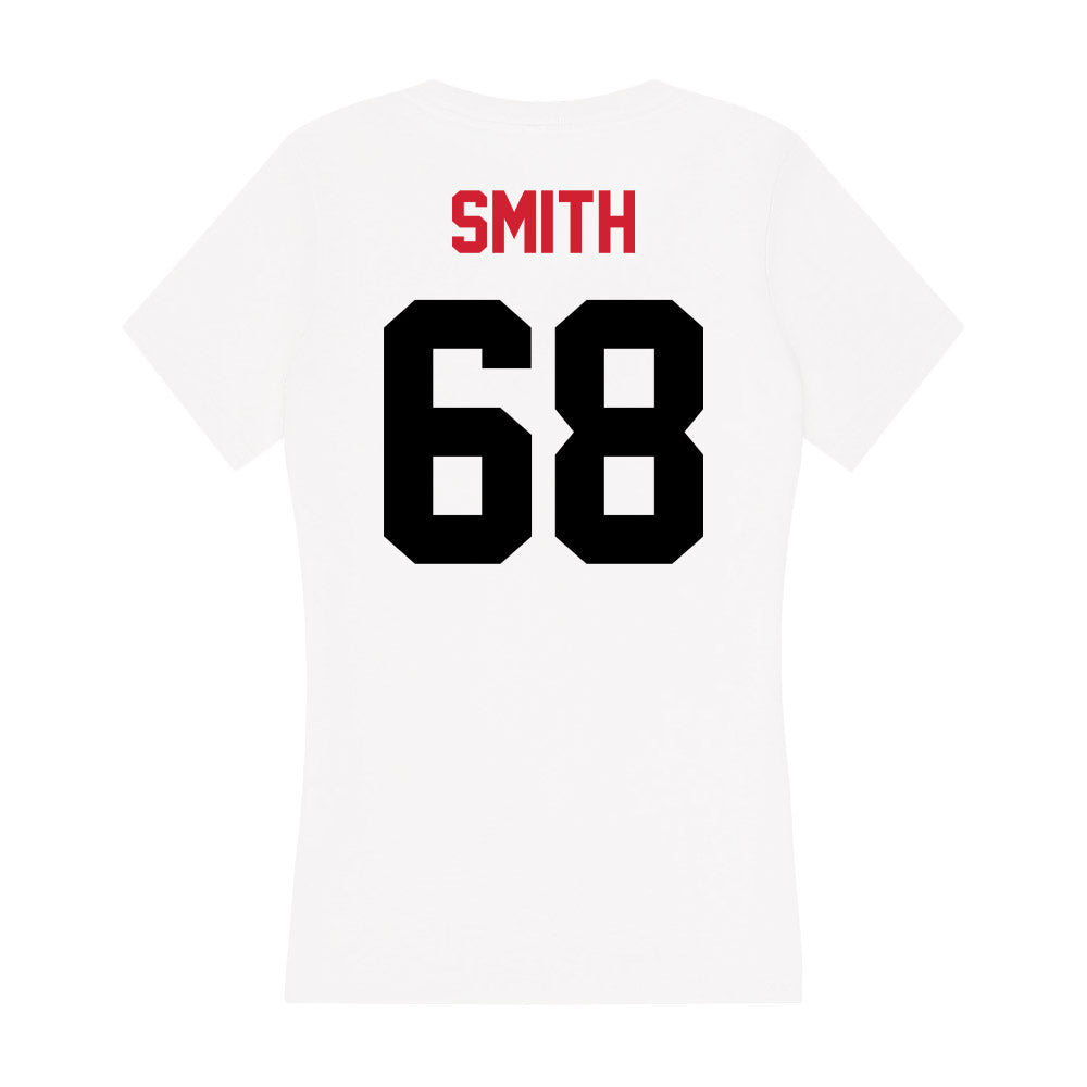 Arkansas State - NCAA Football : Tristian Smith - Women's V-Neck T-Shirt-1