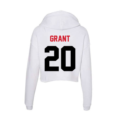 Arkansas State - NCAA Football : TJ Grant - Women's Crop Fleece Hoodie-1