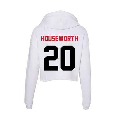 Arkansas State - NCAA Baseball : Aidan Houseworth - Women's Crop Fleece Hoodie-1