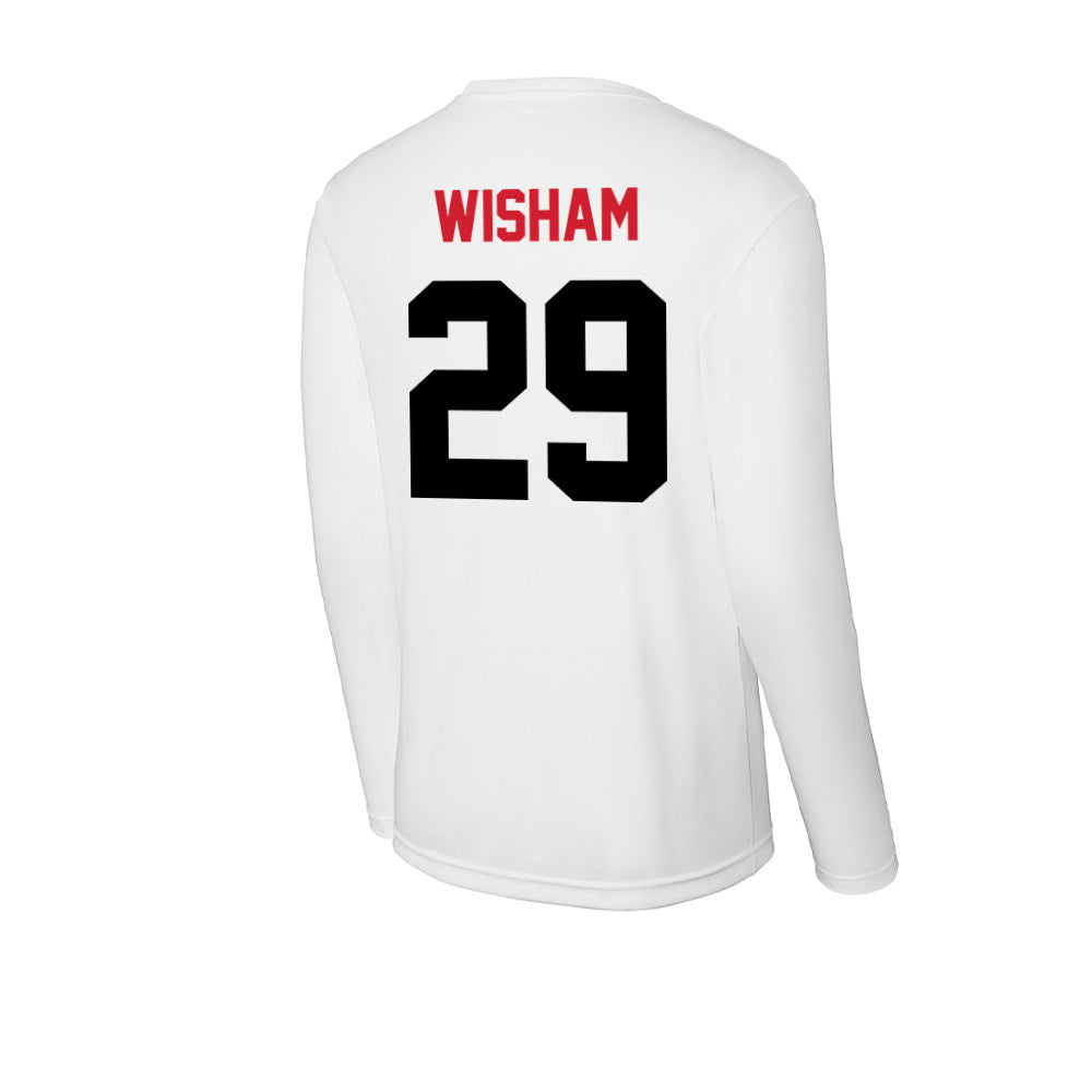Arkansas State - NCAA Football : Luke Wisham - Activewear Long Sleeve T-Shirt-1