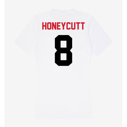 Arkansas State - NCAA Men's Basketball : Weston Honeycutt - Women's V-Neck T-Shirt-1