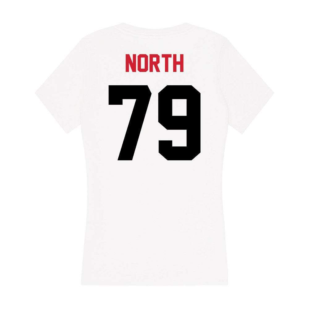 Arkansas State - NCAA Football : Baker North - Women's V-Neck T-Shirt-1