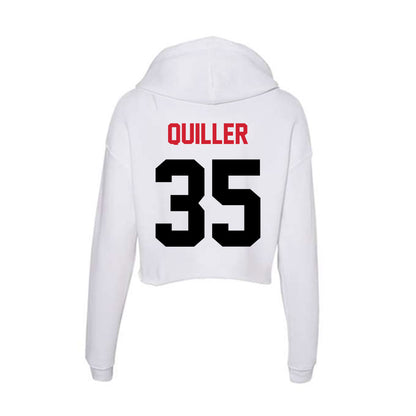Arkansas State - NCAA Baseball : Ashton Quiller - Women's Crop Fleece Hoodie-1
