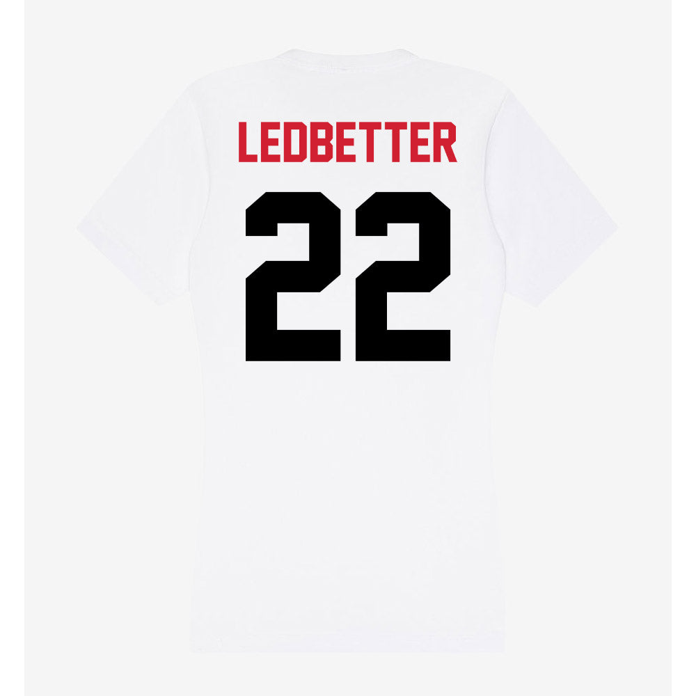 Arkansas State - NCAA Women's Soccer : Lucy Ledbetter - Women's V-Neck T-Shirt-1