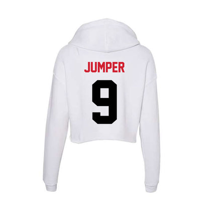 Arkansas State - NCAA Baseball : Cross Jumper - Women's Crop Fleece Hoodie-1