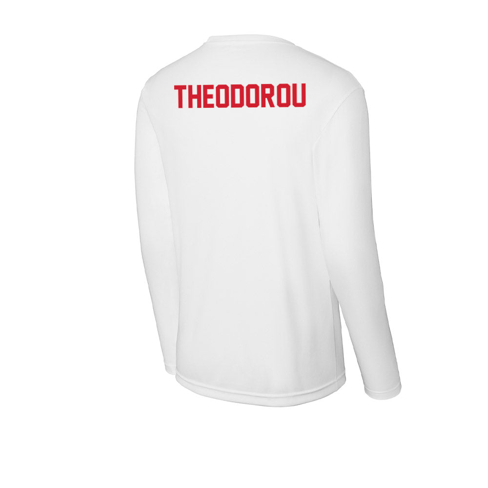 Arkansas State - NCAA Women's Gymnastics : Alex Theodorou - Activewear Long Sleeve T-Shirt-1