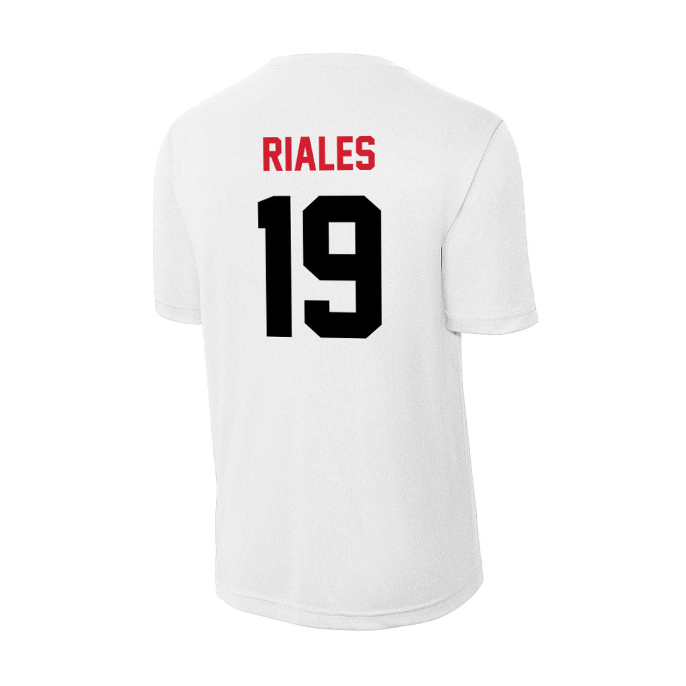 Arkansas State - NCAA Women's Soccer : Emma Riales - Performance T-Shirt-1
