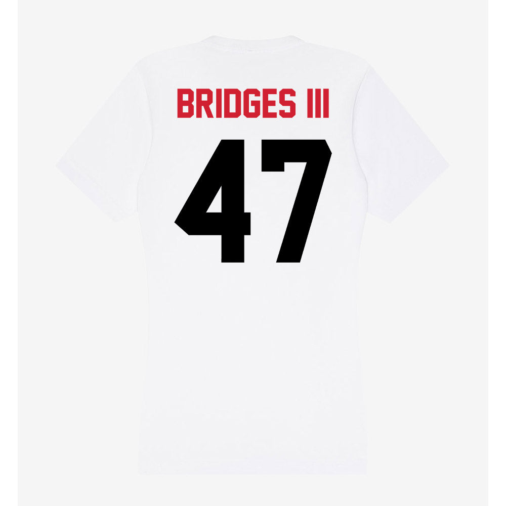 Arkansas State - NCAA Football : Melvin Bridges III - Women's V-Neck T-Shirt-1