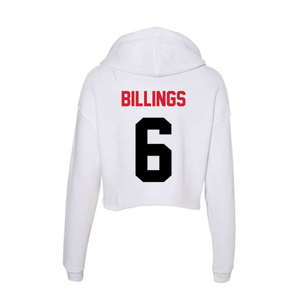 Arkansas State - NCAA Women's Volleyball : Yazmyn Billings - Women's Crop Fleece Hoodie-1