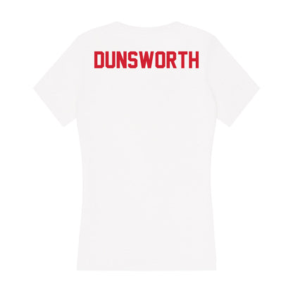 Arkansas State - NCAA Men's Track & Field : Matthew Dunsworth - Women's V-Neck T-Shirt-1