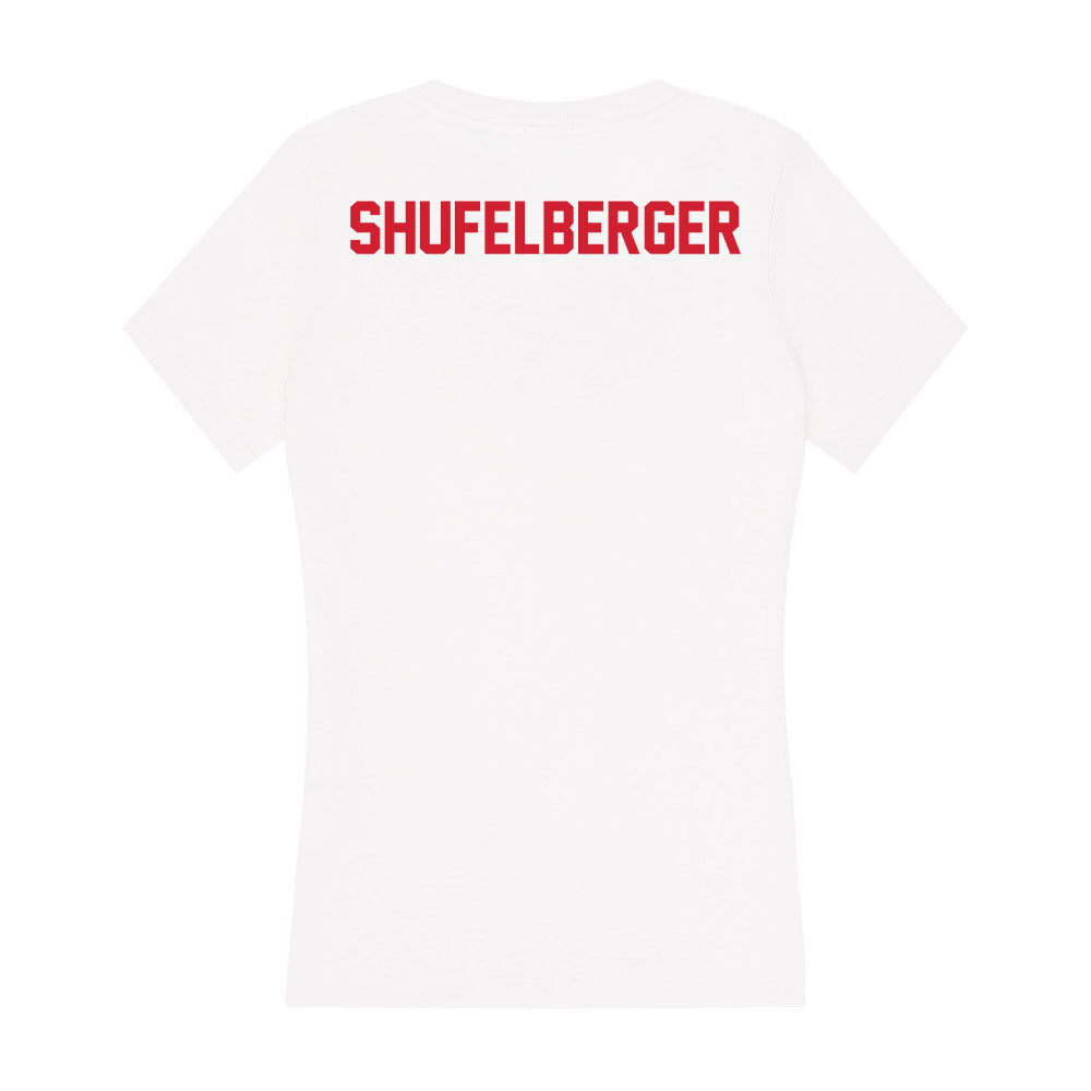 Arkansas State - NCAA Women's Track & Field : Jaybe Shufelberger - Women's V-Neck T-Shirt-1