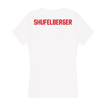 Arkansas State - NCAA Women's Track & Field : Jaybe Shufelberger - Women's V-Neck T-Shirt-1