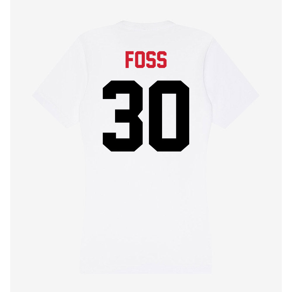 Arkansas State - NCAA Baseball : Brett Foss - Women's V-Neck T-Shirt-1