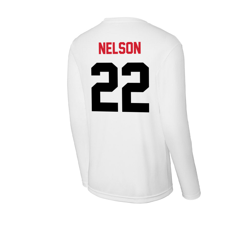 Arkansas State - NCAA Football : Nigel Nelson - Activewear Long Sleeve T-Shirt-1