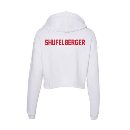 Arkansas State - NCAA Women's Track & Field : Jaybe Shufelberger - Women's Crop Fleece Hoodie-1