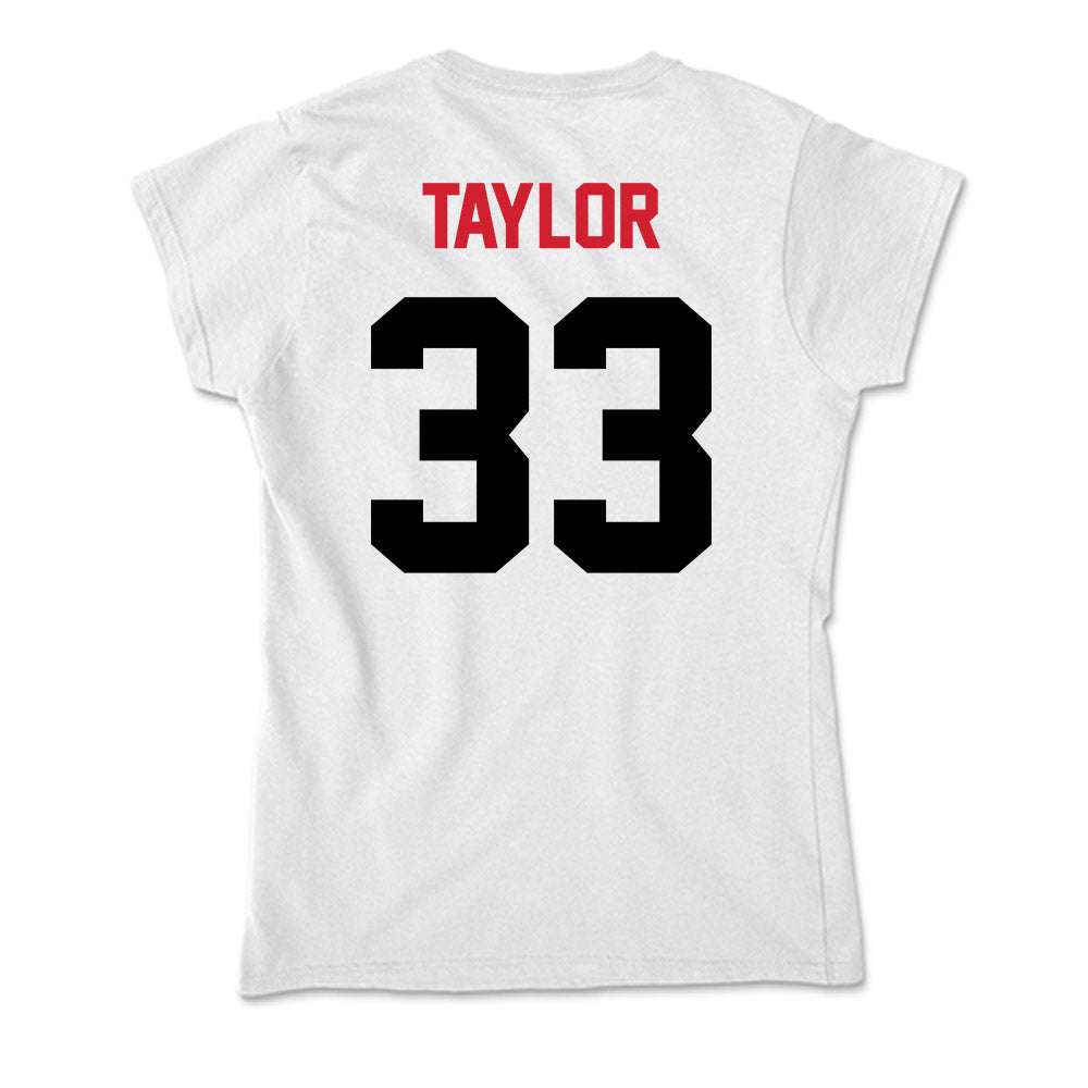 Arkansas State - NCAA Men's Basketball : Layne Taylor - Soft Style Women’s T-Shirt-1