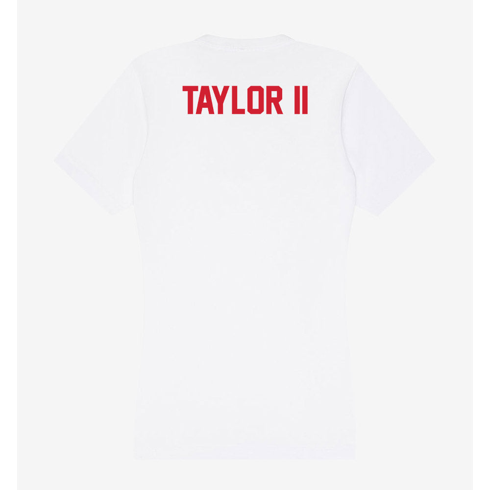 Arkansas State - NCAA Men's Track & Field : Bub Taylor II - Women's V-Neck T-Shirt-1
