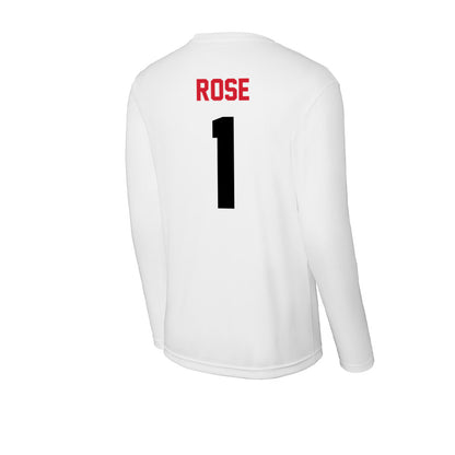Arkansas State - NCAA Women's Basketball : Crislyn Rose - Performance Long Sleeve T-Shirt-1
