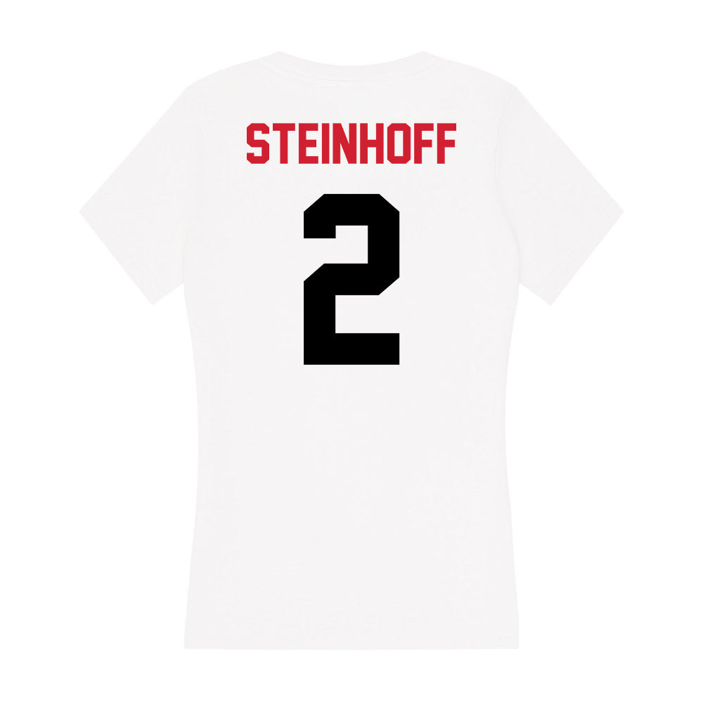 Arkansas State - NCAA Women's Soccer : Katie Steinhoff - Women's V-Neck T-Shirt-1