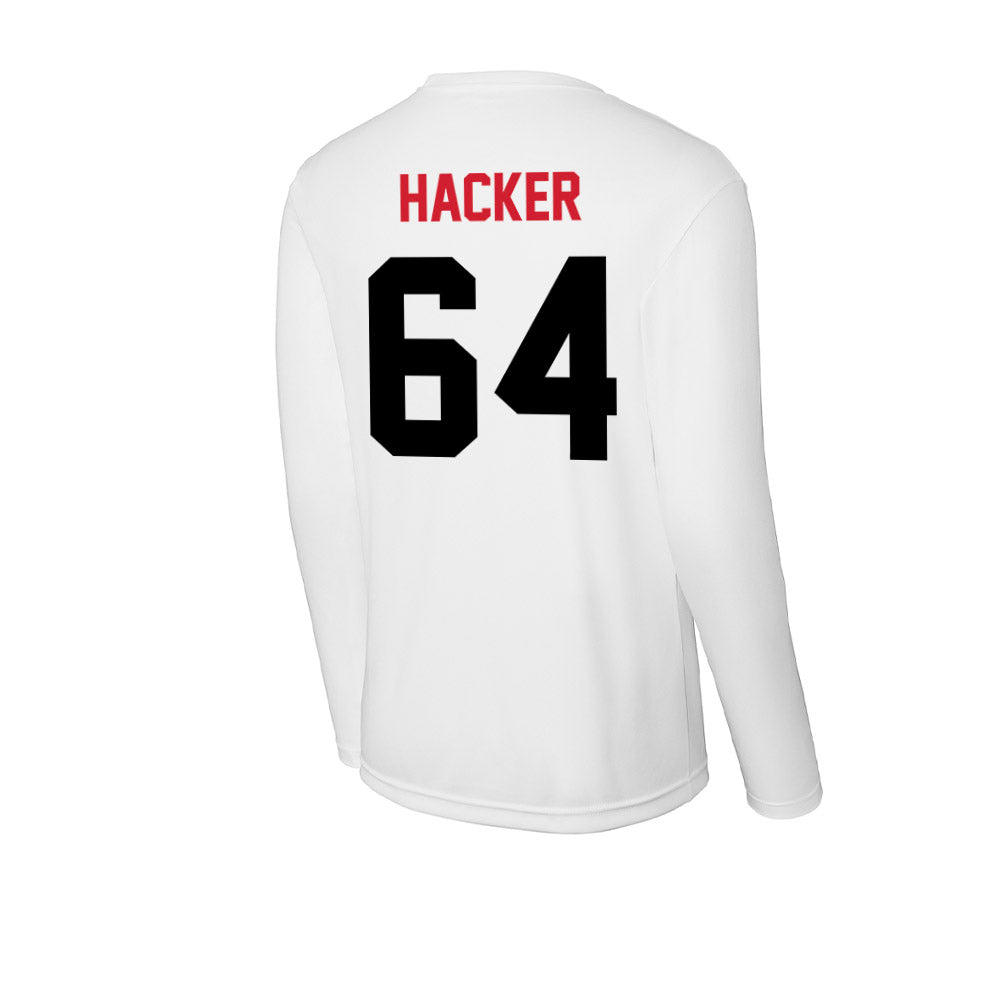 Arkansas State - NCAA Football : Noah Hacker - Activewear Long Sleeve T-Shirt-1