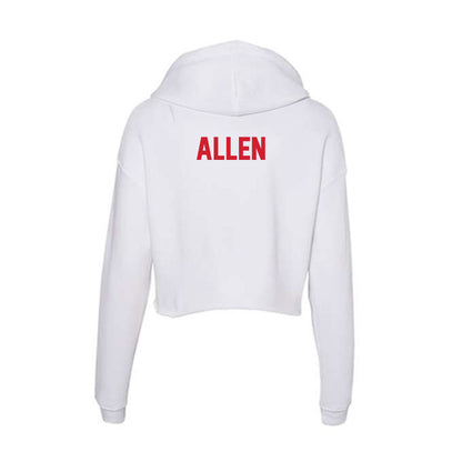 Arkansas State - NCAA Women's Track & Field : AJ Allen - Women's Crop Fleece Hoodie-1