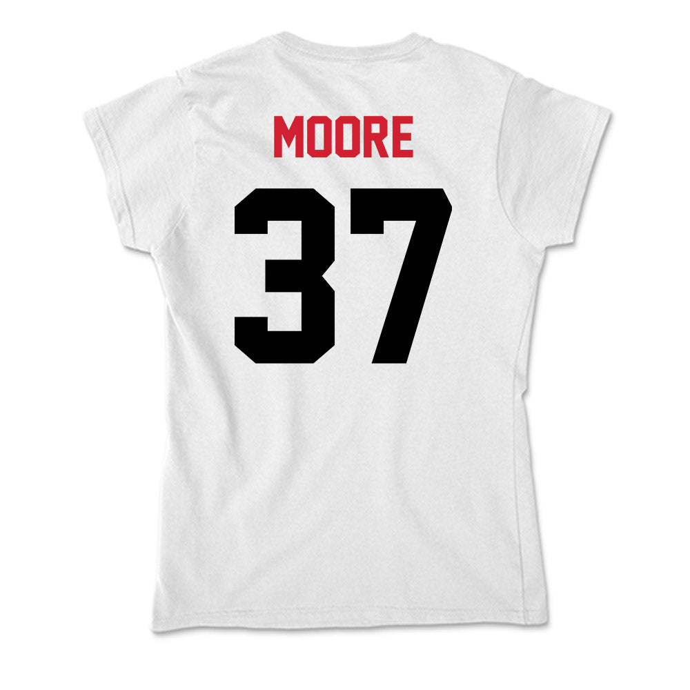 Arkansas State - NCAA Football : Ashton Moore - Soft Style Women’s T-Shirt-1