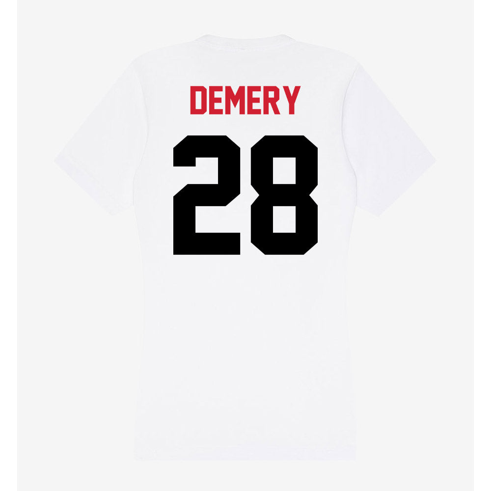 Arkansas State - NCAA Football : Daniel Demery - Women's V-Neck T-Shirt-1