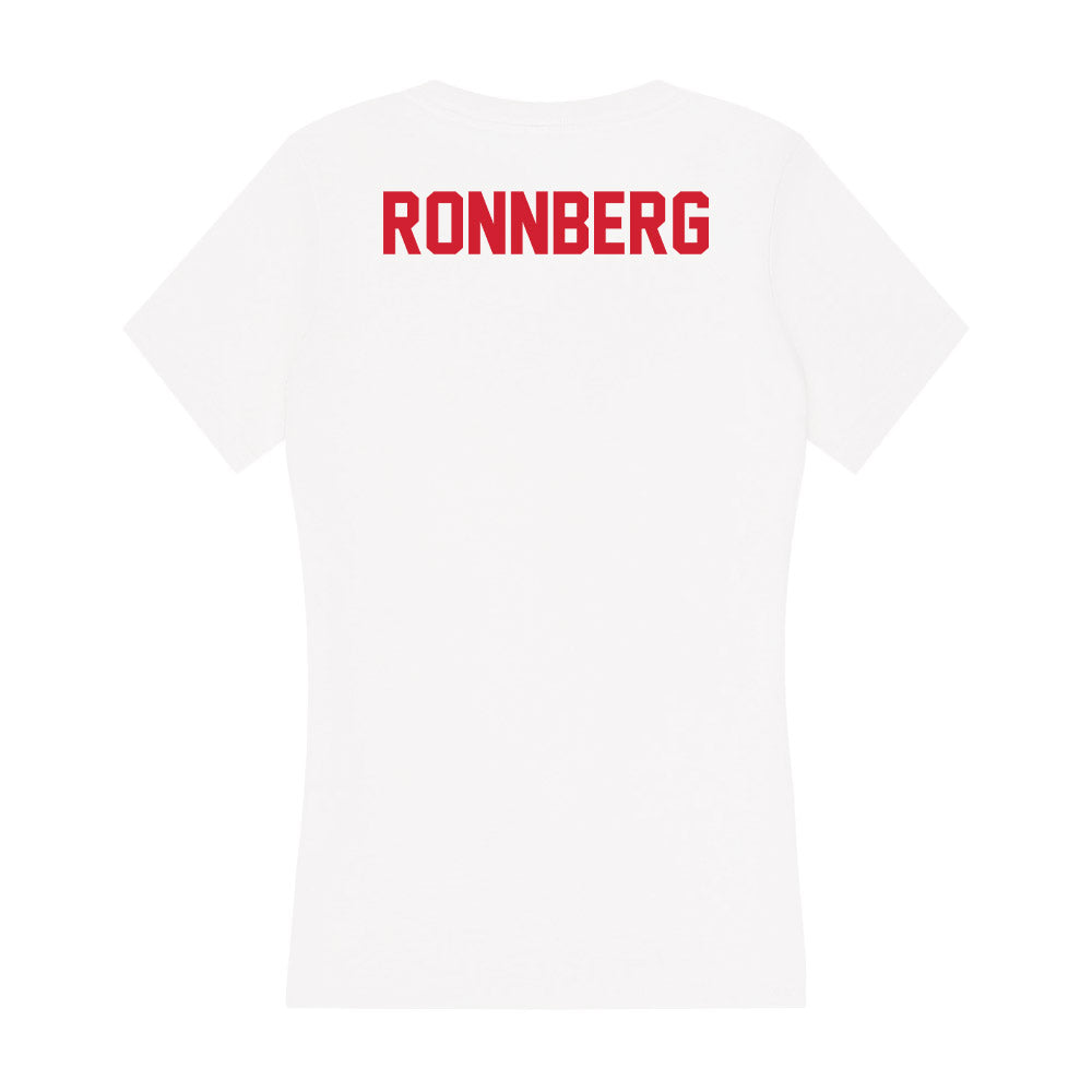 Arkansas State - NCAA Men's Golf : Hugo Ronnberg - Women's V-Neck T-Shirt-1
