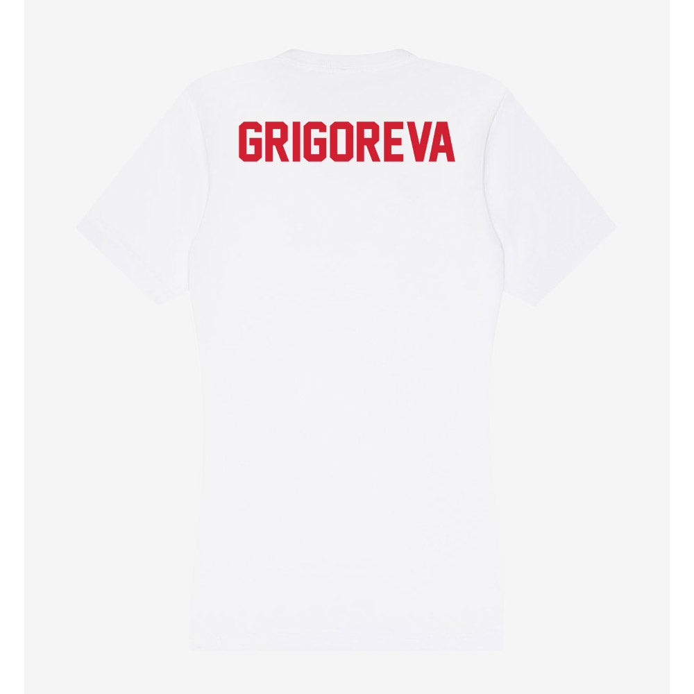 Arkansas State - NCAA Women's Tennis : Anna Grigoreva - Women's V-Neck T-Shirt-1