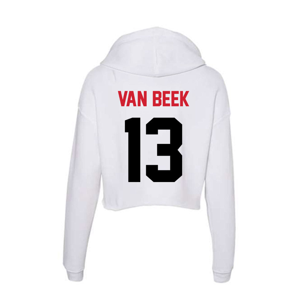 Arkansas State - NCAA Women's Soccer : Ryleigh Van Beek - Women's Crop Fleece Hoodie-1