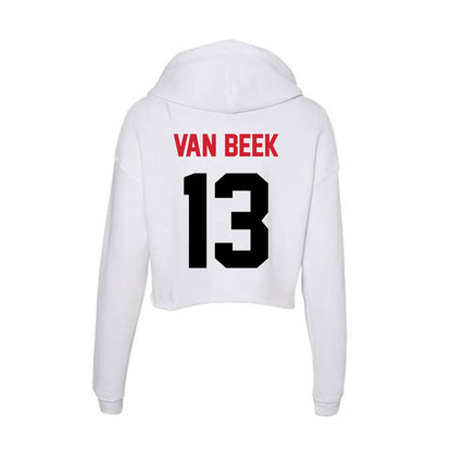 Arkansas State - NCAA Women's Soccer : Ryleigh Van Beek - Women's Crop Fleece Hoodie-1
