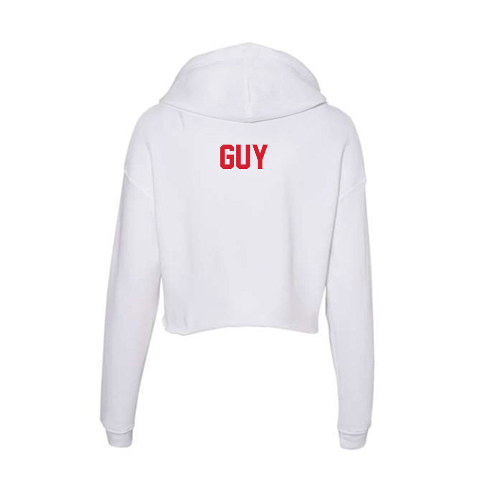 Arkansas State - NCAA Women's Track & Field : Liya Guy - Women's Crop Fleece Hoodie-1