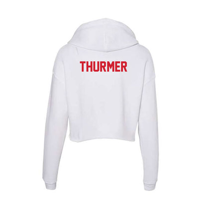 Arkansas State - NCAA Women's Tennis : Abigail Thurmer - Women's Crop Fleece Hoodie-1