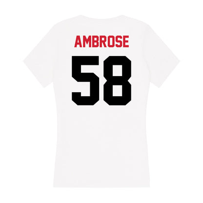 Arkansas State - NCAA Football : Cameron Ambrose - Women's V-Neck T-Shirt-1