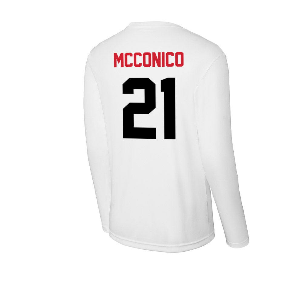 Arkansas State - NCAA Football : Malik McConico - Activewear Long Sleeve T-Shirt-1
