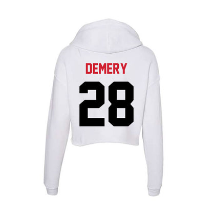 Arkansas State - NCAA Football : Daniel Demery - Women's Crop Fleece Hoodie-1