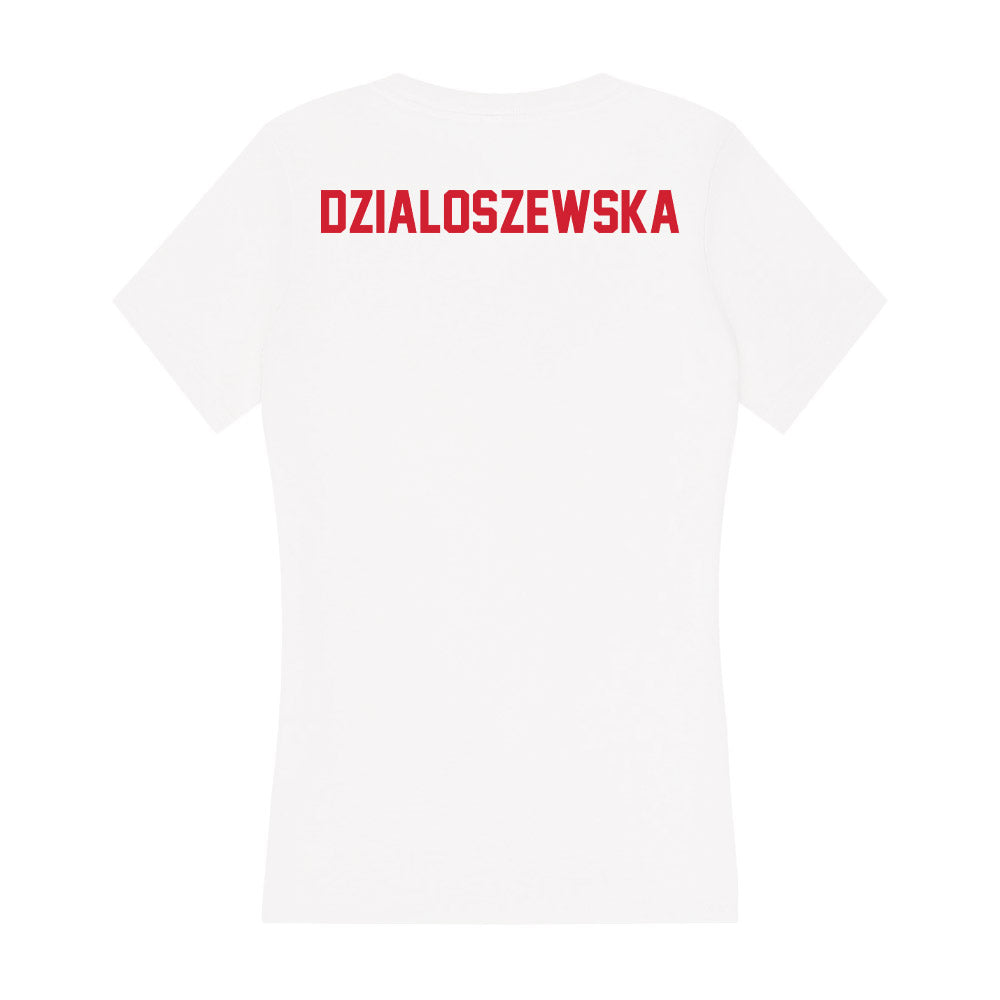 Arkansas State - NCAA Women's Cross Country : Maja Dzialoszewska - Women's V-Neck T-Shirt-1